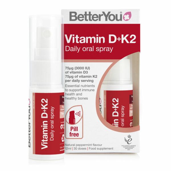 D3 vitamin in K2 v spreju DLux 12ml (za 30 dni)