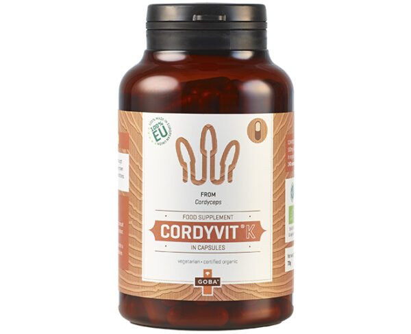 CordyVit K kitajska goba Cordyceps 140 kapsul (EKO)