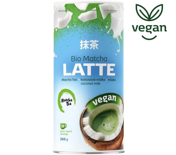 Matcha latte napitek s kokosom 300g