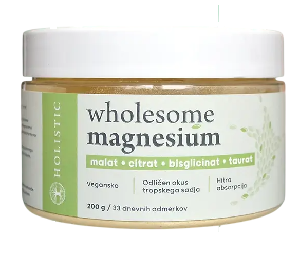 Celostni magnezij (Wholesome magnesium) - napitek z okusom tropskega sadja 200g (za 33 dni)